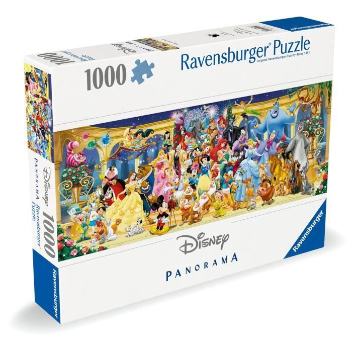 Ravensburger Puzzle 1000 pièces photo de groupe Disney Panorama Adultes et enfants dès 14 ans 12000444 pour garçon - vue 6