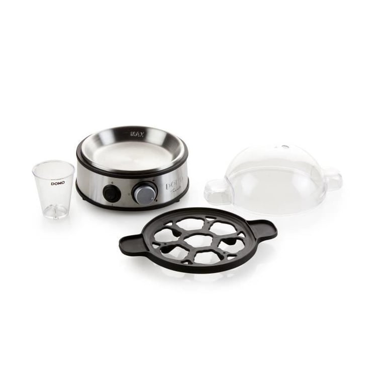 Cuiseur À Oeufs DOMO DO9142EK – Acier Inoxydable, 400W, Jusqu'à 7 Oeufs - vue 5