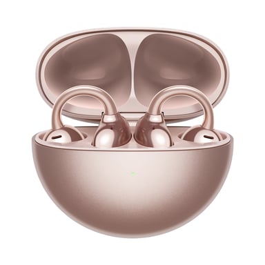 Auricolari wireless Huawei FreeClip rosa - Design ergonomico, qualità del suono eccezionale e cancellazione del rumore IA (oro rosa)