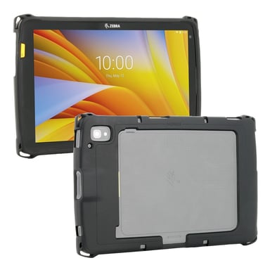 Custodia per tablet Zebra ET40 ET45 10'', protezione militare rinforzata, Made in France, accessori di ricarica compatibili, antimicrobico, nero