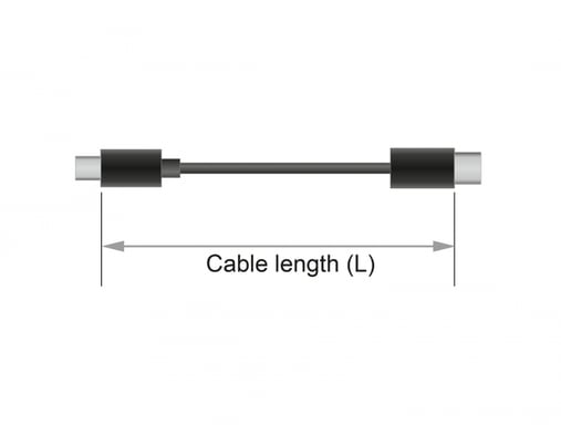 DeLOCK 85723 cable USB USB 2.0 1,1 m USB A USB C/Micro-USB B Negro