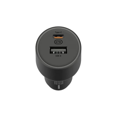 Caricabatteria da auto Xiaomi 67W USB-A Type-C Nero (Nero) BHR6814GL