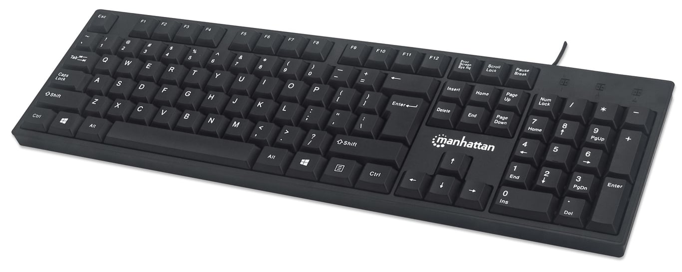 Manhattan 179324 clavier Bureau USB QWERTY Anglais Neuf