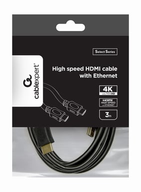 Gembird CC-HDMI4L-10 câble HDMI 3 m HDMI Type A (Standard) Noir, Orange
