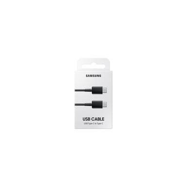 Câble USB-C vers USB-C Samsung Original EP-DA705BBE – Charge Rapide 3A & Synchronisation 1 m – Compatible Galaxy S26, S25, S24 Ultra, Z Fold, Z Flip, Galaxy Tab S10, Tab S9, Tab A9 – Noir