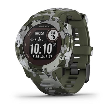 Instinct Solar Camo Edition Mip Camouflage Gps (Satellite), vert