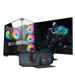 Pack Complet Pc Gaming DAIMYO i137F RTi56 V16, Core i7 13700F, RTX 5060 Ti 16GB, RAM 32GB DDR5, M.2 2TB, Win 11 Pro, Ecran 27'', Périphériques
