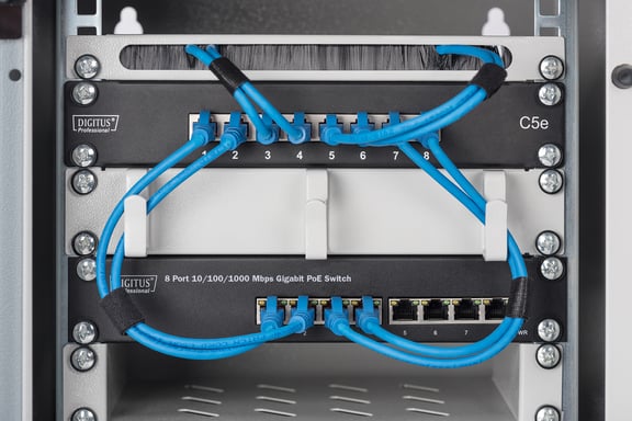 Digitus Commutateur 10'' Gigabit 8 ports PoE+ non administrable