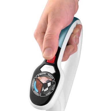 Black & Decker FSM16CD limpiador a vapor Fregona a vapor 1600 W Azul, Blanco