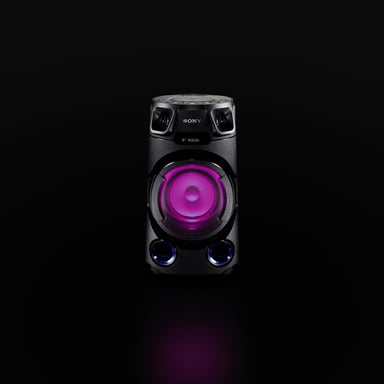 SONY MHCV13.CEL Sistema de audio portátil Bluetooth de alta potencia - Luces multicolor - Refuerzo de graves a chorro
