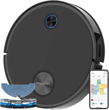 Proscenic V10 Robot Aspirador - 3000Pa 2600mAh 120min Autonomía Navegación LiDAR