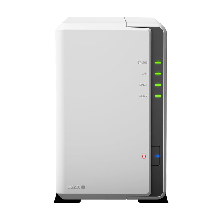 Synology DiskStation DS220j NAS Mini Tower Realtek RTD1296 0 DDR4 0 To DiskStation Manager Neuf - vue 2