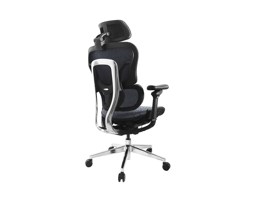 Chaise de bureau Equip 651052 ergonomique maille accoudoirs 3D - vue 3