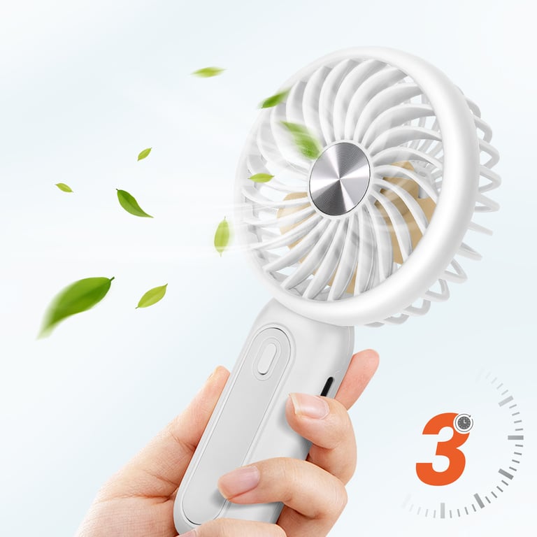 Ventilateur Portable LinQ – Silencieux, 3 Vitesses, Batterie Rechargeable - vue 9
