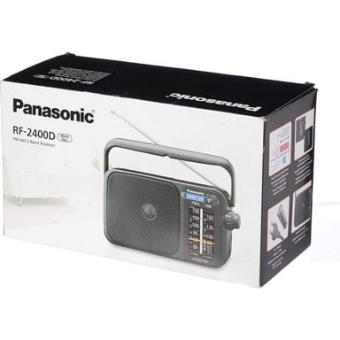 Panasonic RF-2400D Portable Analogique Noir