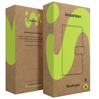 imoshion Étui de télephone portefeuille pour Apple iPhone 17 Pro - Bordeaux