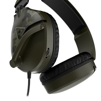 Turtle Beach Recon 70 Camo Verde PlayStation Auriculares Multiplataforma para Juegos PS5, PS4, Xbox Series X|S, Xbox One, PC y Mobile