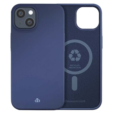 DBRAMANTE1928 Funda compatible Monaco Pacific MagSafe para iPhone 14 Plus Azul