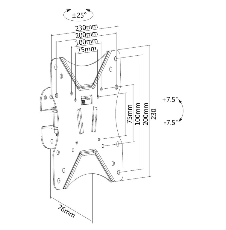 Equip 650402 support pour téléviseur 106 7 cm 42 Neuf - vue 3