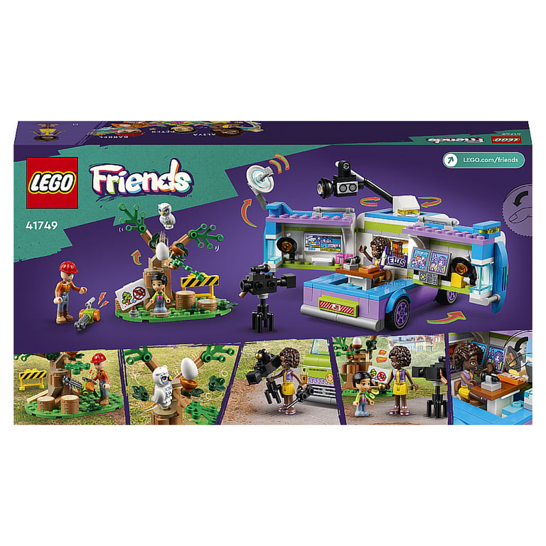 Camion de Reportage LEGO Friends 41749 - Aventure et Créativité - Neuf