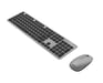 ASUS W5000 clavier Souris incluse Bureau RF sans fil AZERTY Français Noir, Gris