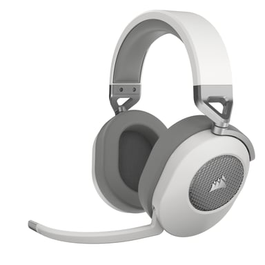 Corsair HS65 WIRELESS Casque Sans fil Crochets auriculaires Jouer Bluetooth Blanc