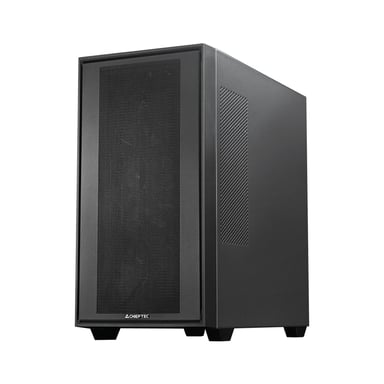 Chieftec Midi Tower GS-03B-BLK-OP, Schwarz Negro