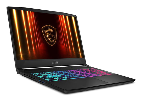 MSI Katana 15 HX B14WFK-461XES Intel® Core™ i7 i7-14650HX Ordinateur portable 39,6 cm (15.6'') Full HD 32 Go DDR5-SDRAM 1 To SSD NVIDIA GeForce RTX 5060 Wi-Fi 6E (802.11ax) DOS gratuit Noir