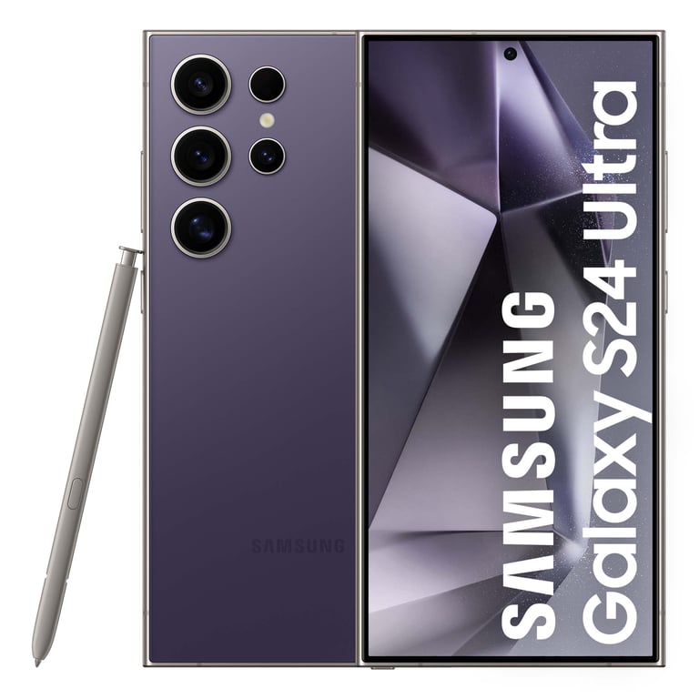 Samsung Funda de Silicona Violeta para Galaxy S24 Plus