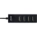 InLine 33293H hub de interfaz USB 3.2 Gen 1 (3.1 Gen 1) Type-A 480 Mbit/s Negro