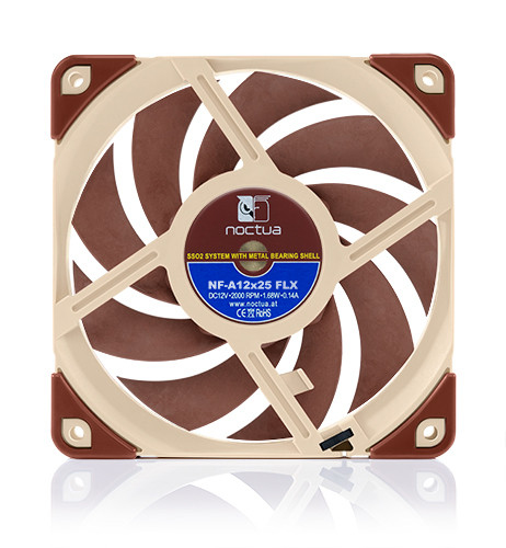 Noctua NF A12x25 FLX Boitier PC Ventilateur 12 cm Neuf - vue 2