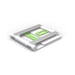 Belkin B2B118 chariot et support multimédia Vert, Argent Tablette