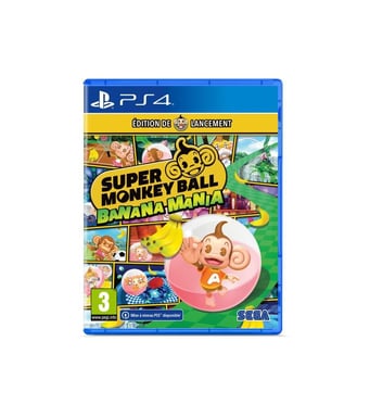 Super Monkey Ball : Banana Mania - Launch Edition Jeu PS4 - Mise a niveau PS5 disponible