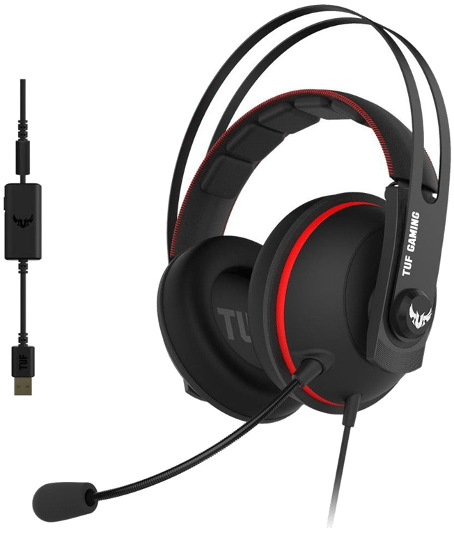 Casque TUF H7 rouge