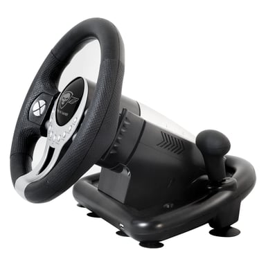 Spirit of Gamer Race Wheel Pro 2 Negro, Plata USB Volante + Pedales Digital PC, PlayStation 4, Playstation 3, Xbox One