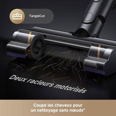 V30 - Aspirateur Balai 2 en 1, sans fil et sans sac, Noir