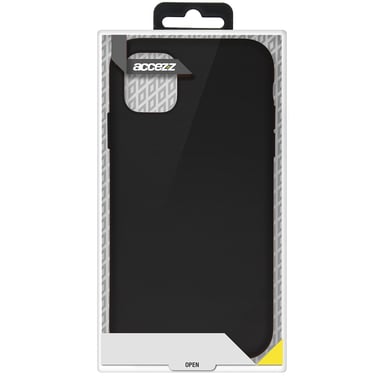 Accezz Coque Liquid Silicone pour Samsung Galaxy S21 - Noir