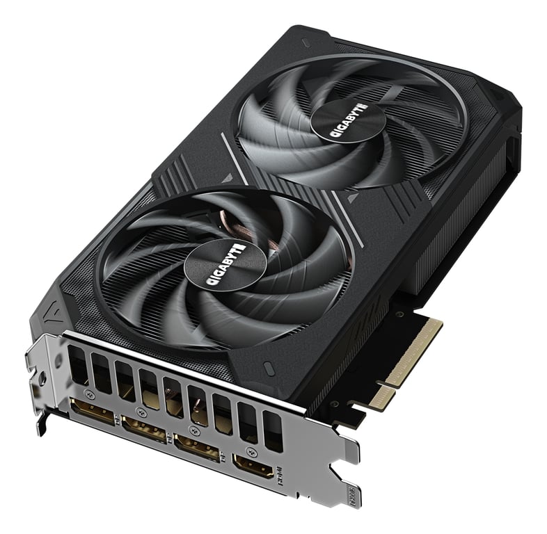 GIGABYTE GeForce RTX 5060 Ti WINDFORCE 16G Carte Graphique – GDDR7 128 bits PCI E 5.0 2572 MHz Fréquence du processeur 3 x DisplayPort 1 x HDMI GV N506TWF2 16GD Neuf - vue 2