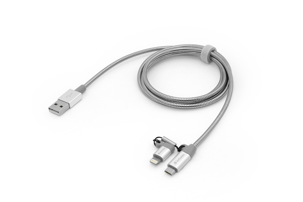 Verbatim Sync & Charge Câble Lightning Lightning Micro USB Type B mâle pour USB mâle 1 - vue 2