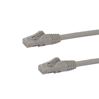 StarTech.com Cavo di rete UTP Cat6 Gigabit senza ganci da 10 m - Cavo patch Ethernet RJ45 - M/M - Grigio