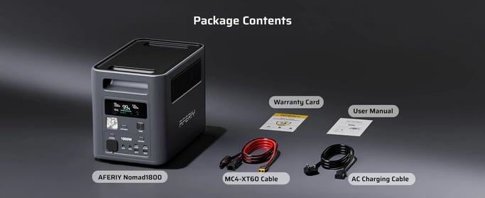 AFERIY P180 centrale elettrica portatile Nomad1800 | 1800W 1024Wh