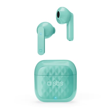 SBS TWS Air Free Auriculares True Wireless Stereo (TWS) Auriculares para llamadas/música Soporte de carga Verde
