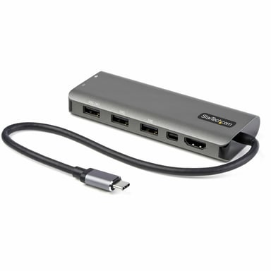 StarTech.com - DKT31CMDPHPD - Adaptador multipuerto USB-C - USB-C a HDMI/mDP 4K 60Hz/PD/Mini Dock 4x 10Gbps