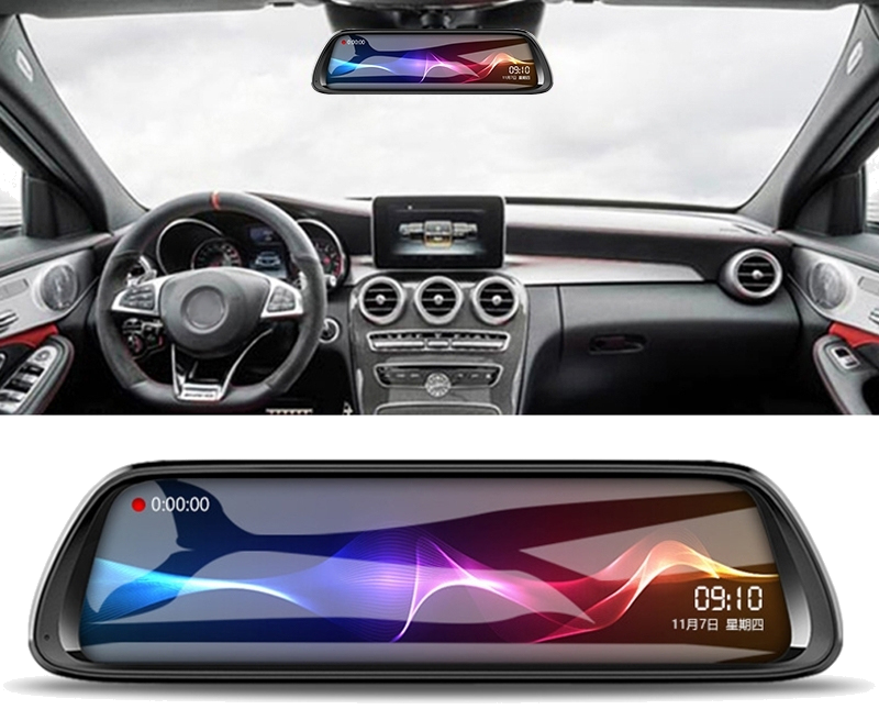 Dashcam 10 Pouces Caméra de Bord de Recul 1080P Wdr Vision Nocturne YONIS