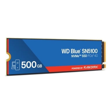 Western Digital WD Blue SN5100 500 Go M.2 PCI Express 4.0 NVMe QLC 3D NAND