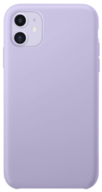 Custodia morbida in silicone gel per Apple iPhone 11, viola lilla