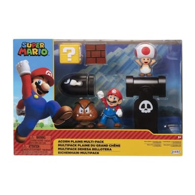 JAKKS PACIFIC Caja de 5 figuras de Mario