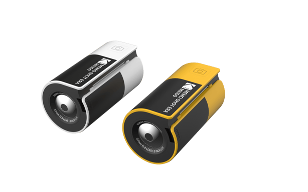 Kodak Memo Shot ERA MS100 - Impression Photo Autocollante 2.7x1.8, Compatible iOS/Android via Bluetooth, Remplacement Facile Cartouches One-Touch, Imprime en 25 Sec, Appli KODAK Memo - Blanc