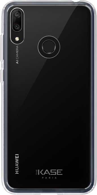 Coque hybride invisible pour Huawei Y7 2019, Transparent