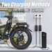 Vélo électrique pliable VARUN C20-1 pour adulte avec moteur 250 W et batterie amovible 48 V 13 Ah